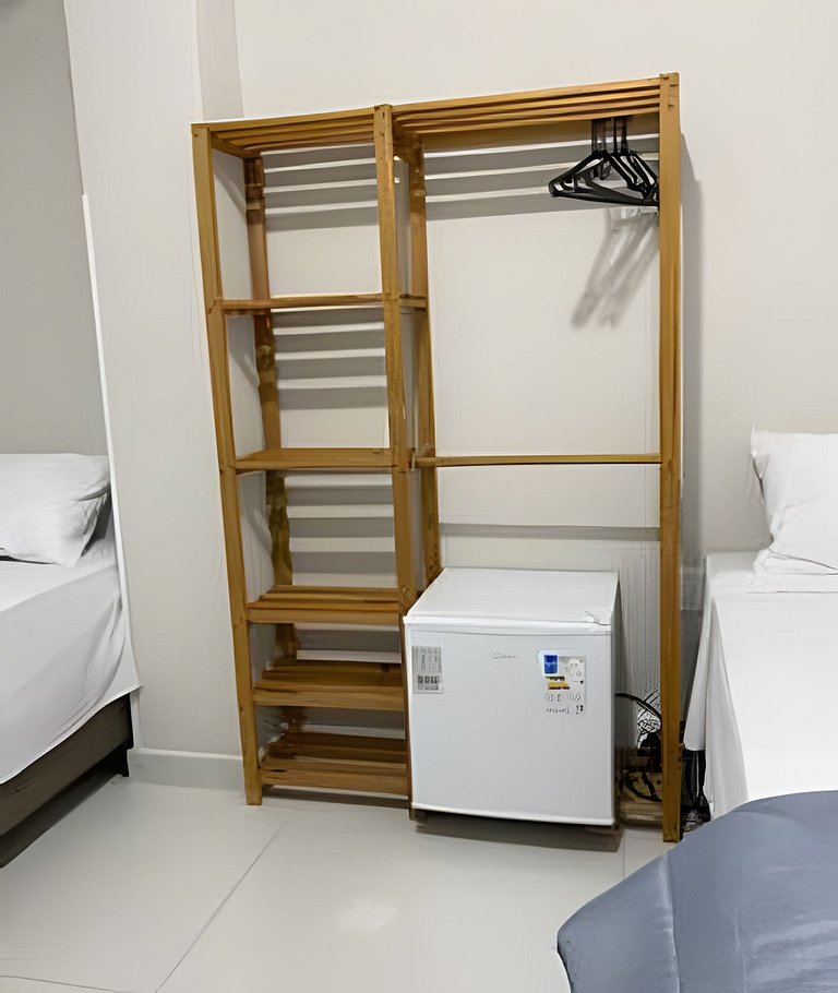 Suíte Tripla com Ar, Frigobar, Tv e Wi-Fi