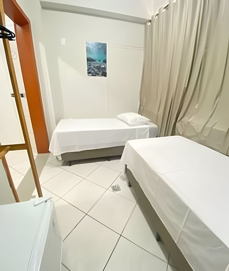 Suíte Dupla com Ar, Frigobar, Tv e Wifi