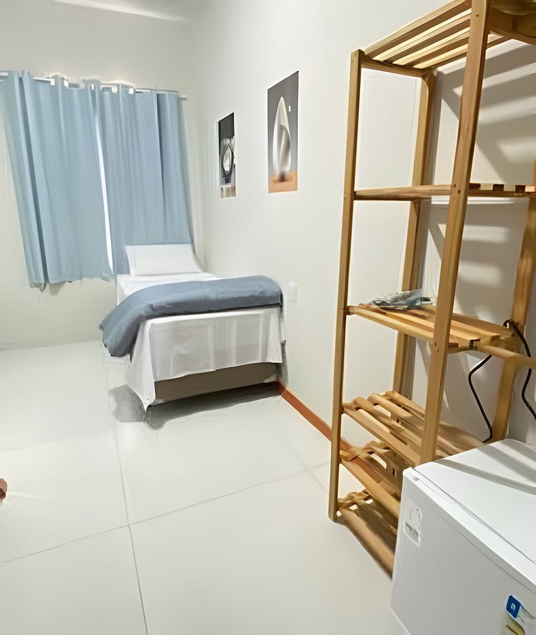Suíte Dupla com Ar, frigobar, TV e Wi-Fi